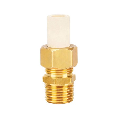 Homewerks Schedule 40 0.5 in. CTS x 0.5 in. Dia. MPT Brass Transition Fitting 4694253